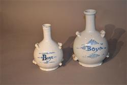 Two 18th century tin glazed  Two 18th century tin glazed