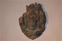 A 15th century oak Suffolk roof angel. A 15th century oak Suffolk roof angel.