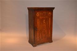 An extraordinary early Georgian oak spice cupboard An extraordinary early Georgian oak spice cupboard