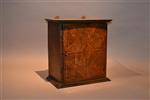 A late 17th parquetry century wall cupboard.