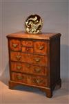 A charming George II  Norfolk chest of drawers.